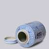 Cobalt Guild Home Decor Double Happiness Blue and White Porcelain Canister