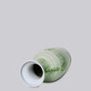 Cobalt Guild Home Decor Double Happiness Large Green and White Porcelain Lug Vase