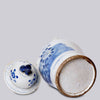 Cobalt Guild Home Decor Extra Large Blue & White Four Seasons Porcelain Temple Jar