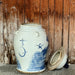Cobalt Guild Home Decor Extra Large Blue & White Three Friends Porcelain Temple Jar
