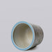 Cobalt Guild Home Decor Green and Blue Cranes and Clouds Porcelain Planter