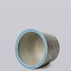 Cobalt Guild Home Decor Green and Blue Cranes and Clouds Porcelain Planter