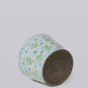 Cobalt Guild Home Decor Green and Blue Cranes and Clouds Porcelain Planter