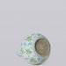 Cobalt Guild Home Decor Green and Blue Porcelain Cranes and Clouds Globe Vase