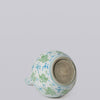 Cobalt Guild Home Decor Green and Blue Porcelain Cranes and Clouds Globe Vase