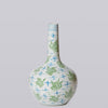 Cobalt Guild Home Decor Green and Blue Porcelain Cranes and Clouds Globe Vase