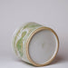 Cobalt Guild Home Decor Green and White Porcelain Fish and Lotus Wide Cachepot