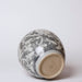 Cobalt Guild Home Decor Grey and White Porcelain Rustic Lotus Jar