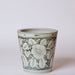 Cobalt Guild Home Decor Grey and White Porcelain Rustic Rose Planter