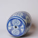 Cobalt Guild Home Decor Hand Painted Floral Blue and White Porcelain Garden Seat