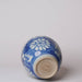 Cobalt Guild Home Decor Hand Painted Floral Blue and White Porcelain Globe Vase