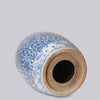 Cobalt Guild Home Decor Hand Painted Lotus Blue and White Porcelain Garden Seat