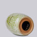 Cobalt Guild Home Decor Hand Painted Lotus Green and White Porcelain Garden Seat