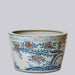 Cobalt Guild Home Decor Large Floral Blue & Red Porcelain Planter