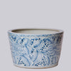 Cobalt Guild Home Decor Large Rustic Rose Blue and White Porcelain Planter