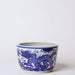 Cobalt Guild Home Decor Medium Blue and White Porcelain Hand Painted Dragon Cachepot