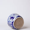 Cobalt Guild Home Decor Medium Blue and White Porcelain Hand Painted Dragon Cachepot