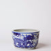 Cobalt Guild Home Decor Medium Blue and White Porcelain Hand Painted Dragon Cachepot
