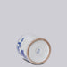 Cobalt Guild Home Decor Medium Blue and White Porcelain Peony Cachepot