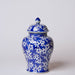 Cobalt Guild Home Decor Medium Blue and White Porcelain Plum Blossom Temple Jar