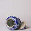 Cobalt Guild Home Decor Medium Blue and White Porcelain Plum Blossom Temple Jar