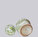 Cobalt Guild Home Decor Medium Green and White Porcelain Landscape Temple Jar