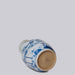 Cobalt Guild Home Decor Peacock Blue and White Porcelain Mallet Vase