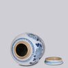 Cobalt Guild Home Decor Peony Blue and White Porcelain Jar