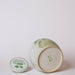Cobalt Guild Home Decor Peony Landscape Green and White Porcelain Jar
