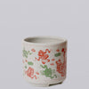 Cobalt Guild Home Decor Pink and Green Porcelain Ancient Treasures Footed Cachepot
