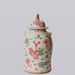 Cobalt Guild Home Decor Pink and Green Porcelain Ancient Treasures Temple Jar