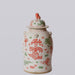 Cobalt Guild Home Decor Pink and Green Porcelain Ancient Treasures Temple Jar