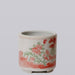 Cobalt Guild Home Decor Pink and Green Porcelain Four Seasons Footed Cachepot
