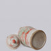 Cobalt Guild Home Decor Pink and Green Porcelain Four Seasons Temple Jar
