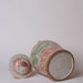 Cobalt Guild Home Decor Pink and Green Porcelain Phoenix Temple Jar