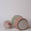 Cobalt Guild Home Decor Pink and Green Porcelain Phoenix Temple Jar