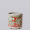 Cobalt Guild Home Decor Pink and Green Porcelain Three Friends Footed Cachepot