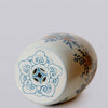 Cobalt Guild Home Decor Red and Blue Porcelain Bird and Flower Garden Seat