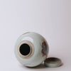 Cobalt Guild Home Decor Red and Blue Porcelain Pomegranate Round Jar