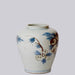 Cobalt Guild Home Decor Red and Blue Porcelain Sunflower Vase