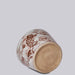 Cobalt Guild Home Decor Red and White Porcelain Fish Planter