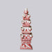 Cobalt Guild Home Decor Red and White Short Porcelain Tulipiere
