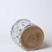 Cobalt Guild Home Decor Rustic Blue and Green Floral Porcelain Cachepot