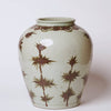 Cobalt Guild Home Decor Rustic Copper Glazed Porcelain Bamboo Jar