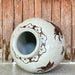 Cobalt Guild Home Decor Rustic Copper Glazed Porcelain Crane Jar