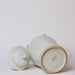 Cobalt Guild Home Decor Rustic Creamy White Porcelain Temple Jar