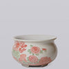 Cobalt Guild Home Decor Rustic Four Seasons Pink & Green Porcelain Bulbous Cachepot