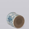 Cobalt Guild Home Decor Rustic Peacock Blue and White Porcelain Cachepot
