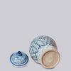 Cobalt Guild Home Decor Rustic Rose Blue and White Porcelain Temple Jar