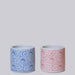 Cobalt Guild Home Decor Small Blue and White Porcelain Scrolling Peony Cachepot